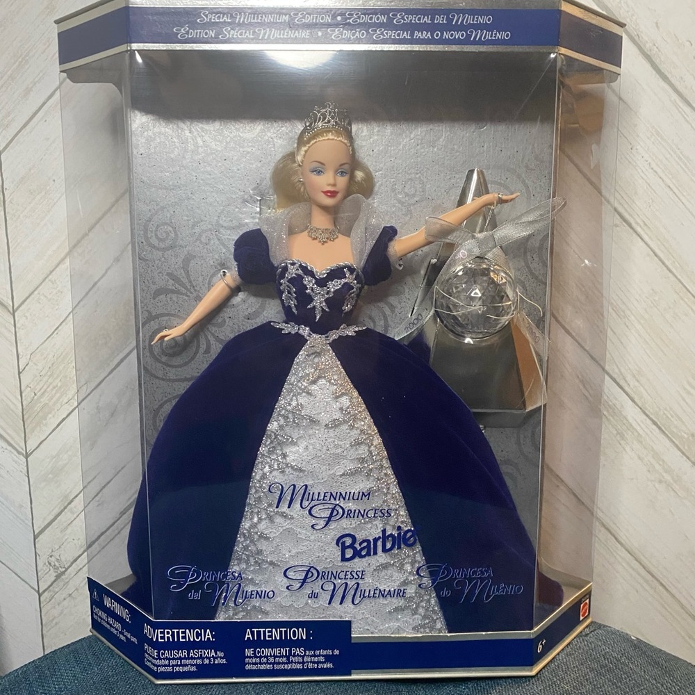 Barbie Millennium Princess in Blue and Silver Gown